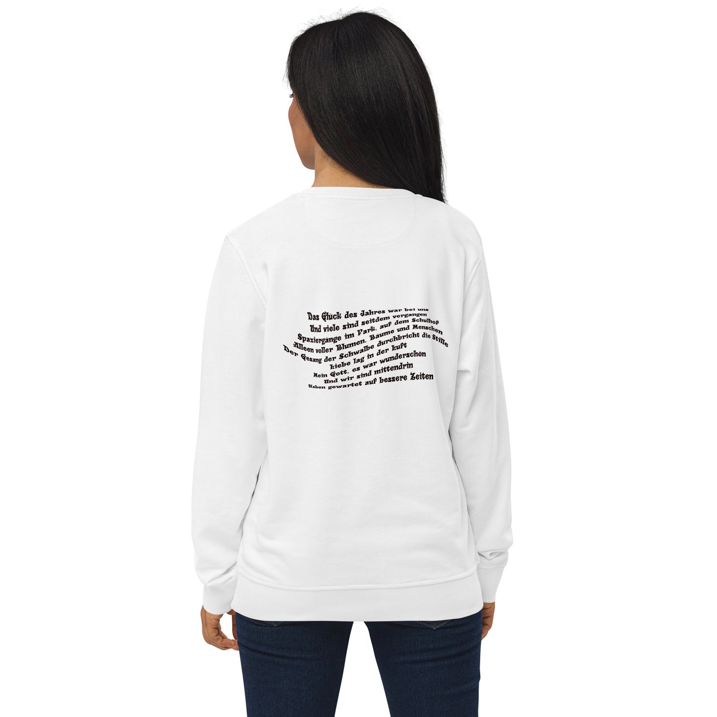 Unisex Bio-Pullover SOL'S 03574 Comet 'Meine Poesie'