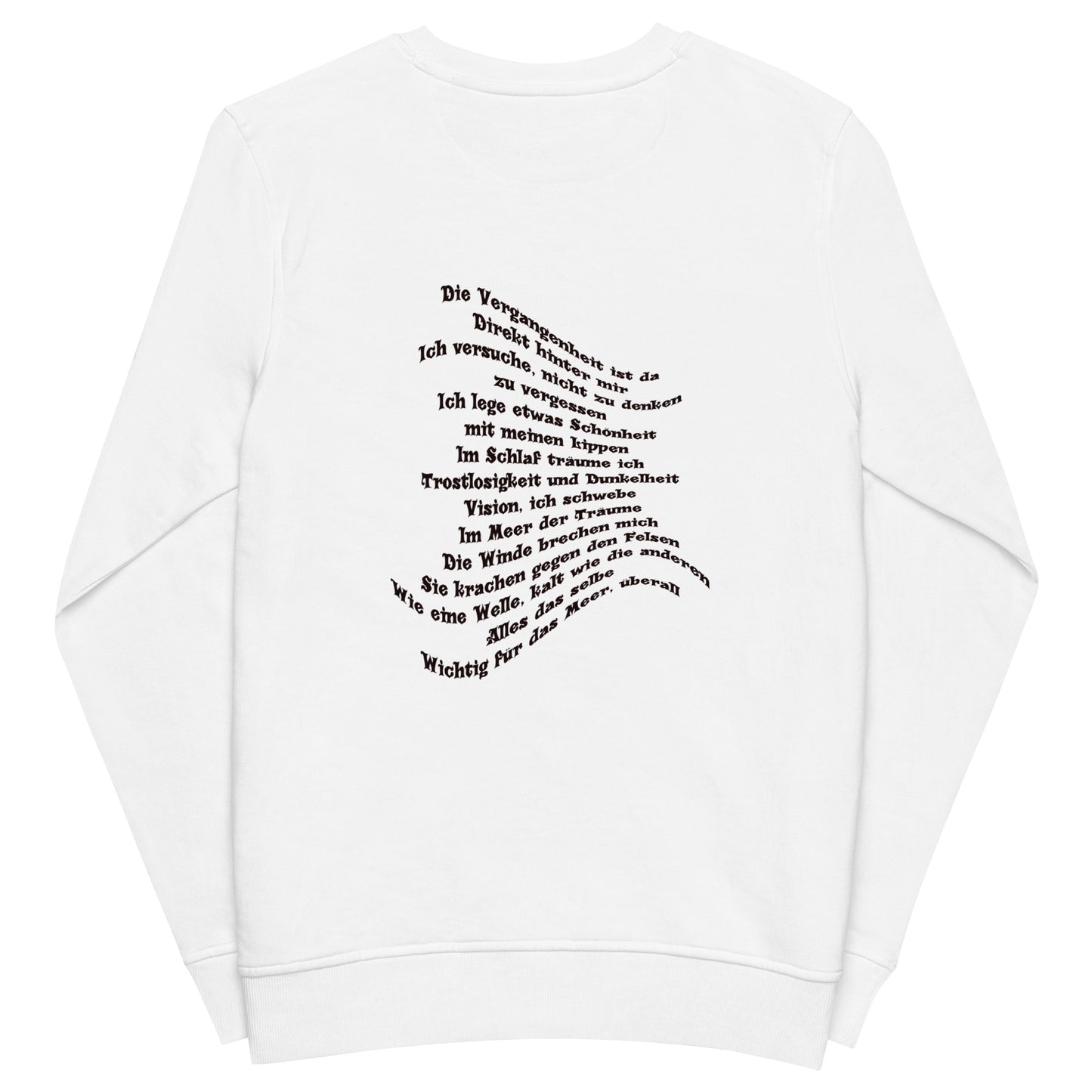 Unisex Bio-Pullover SOL'S 03574 Comet 'Meine Poesie'