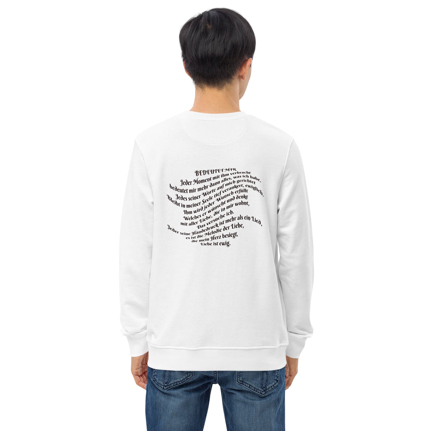 Unisex Bio-Pullover SOL'S 03574 Comet 'Meine Poesie'