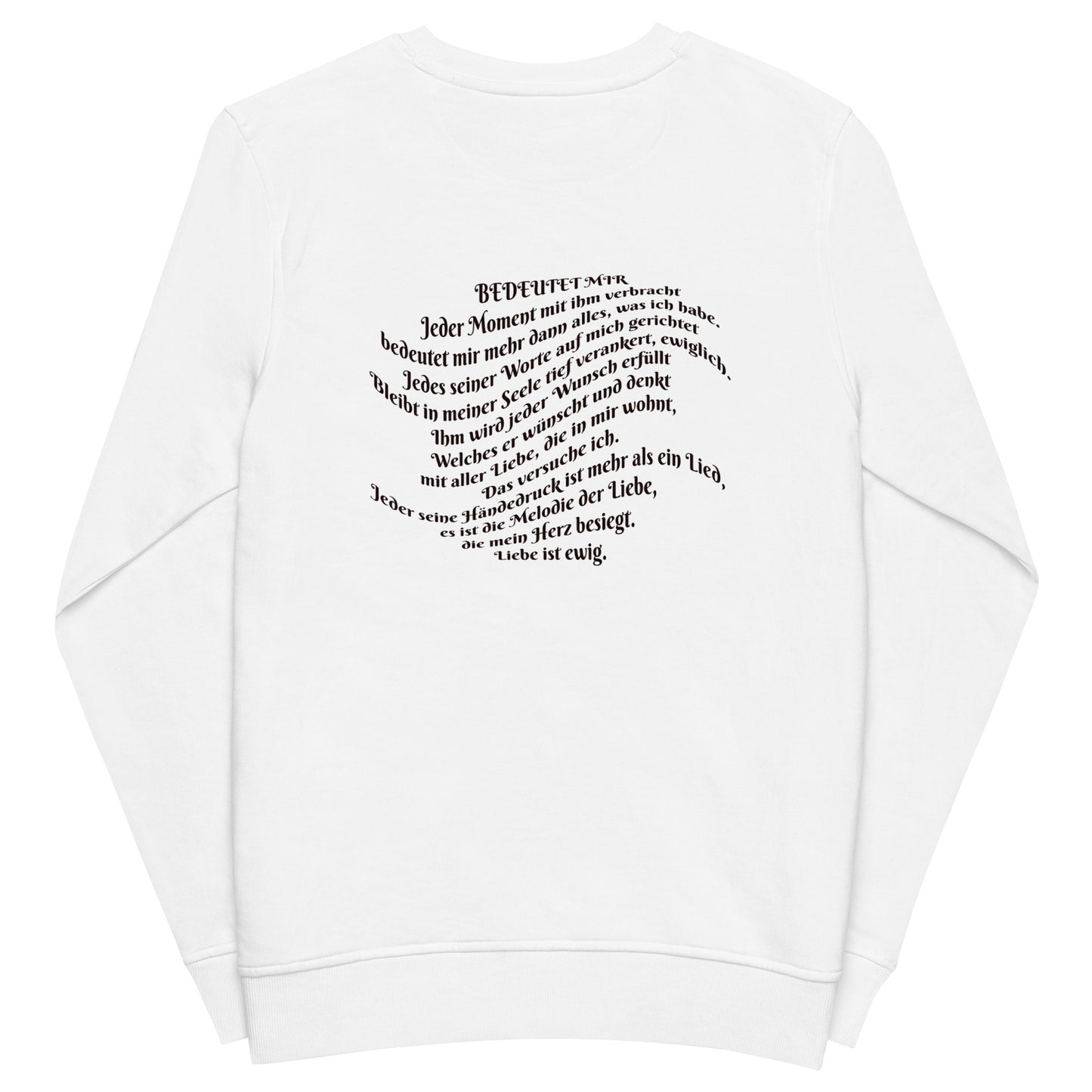 Unisex Bio-Pullover SOL'S 03574 Comet 'Meine Poesie'