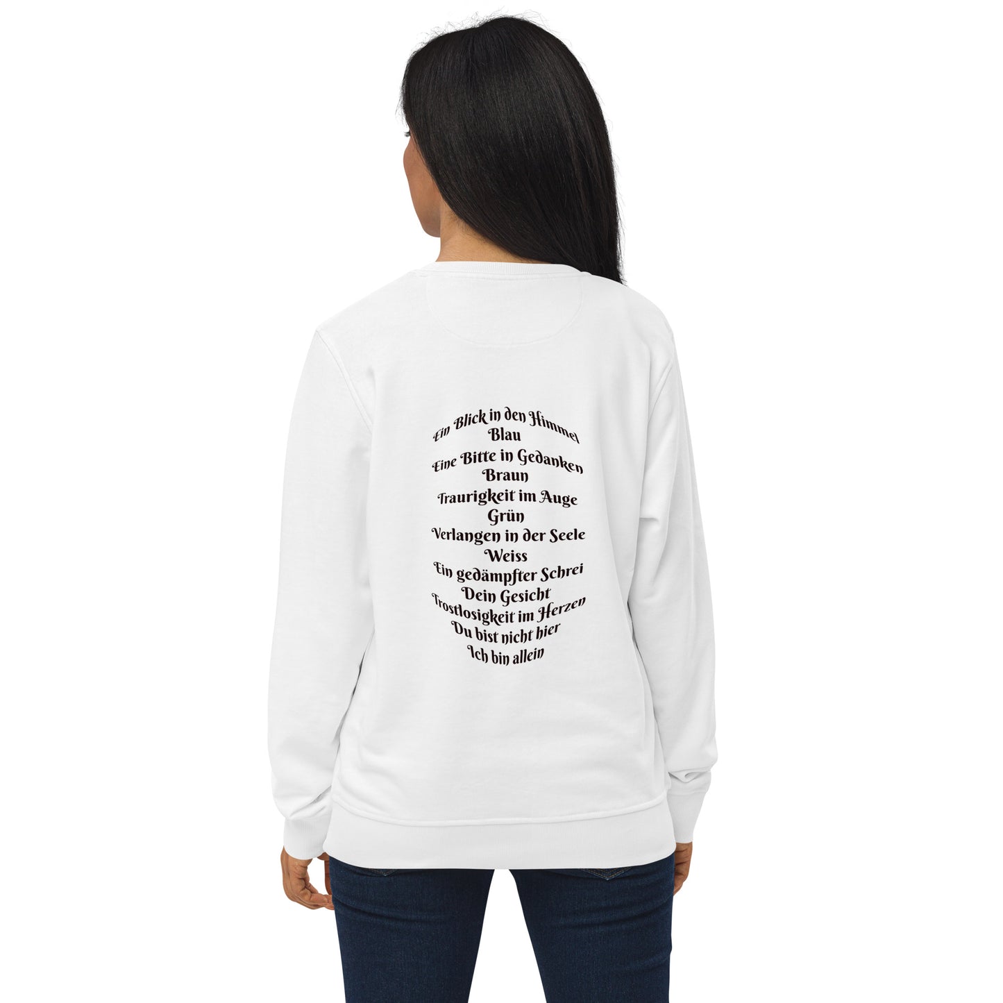 Unisex Bio-Pullover SOL'S 03574 Comet 'Meine Poesie'