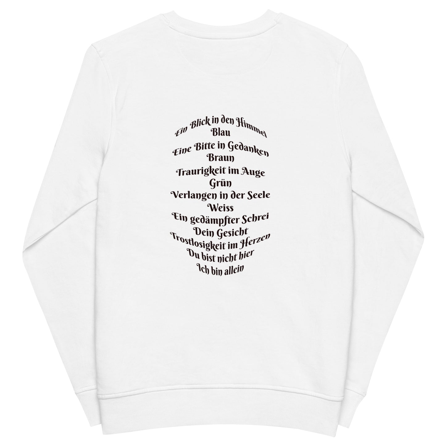 Unisex Bio-Pullover SOL'S 03574 Comet 'Meine Poesie'