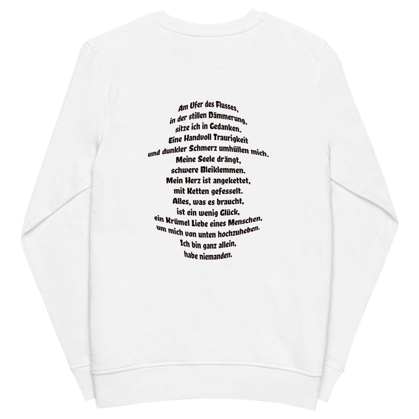 Unisex Bio-Pullover SOL'S 03574 Comet 'Meine Poesie'