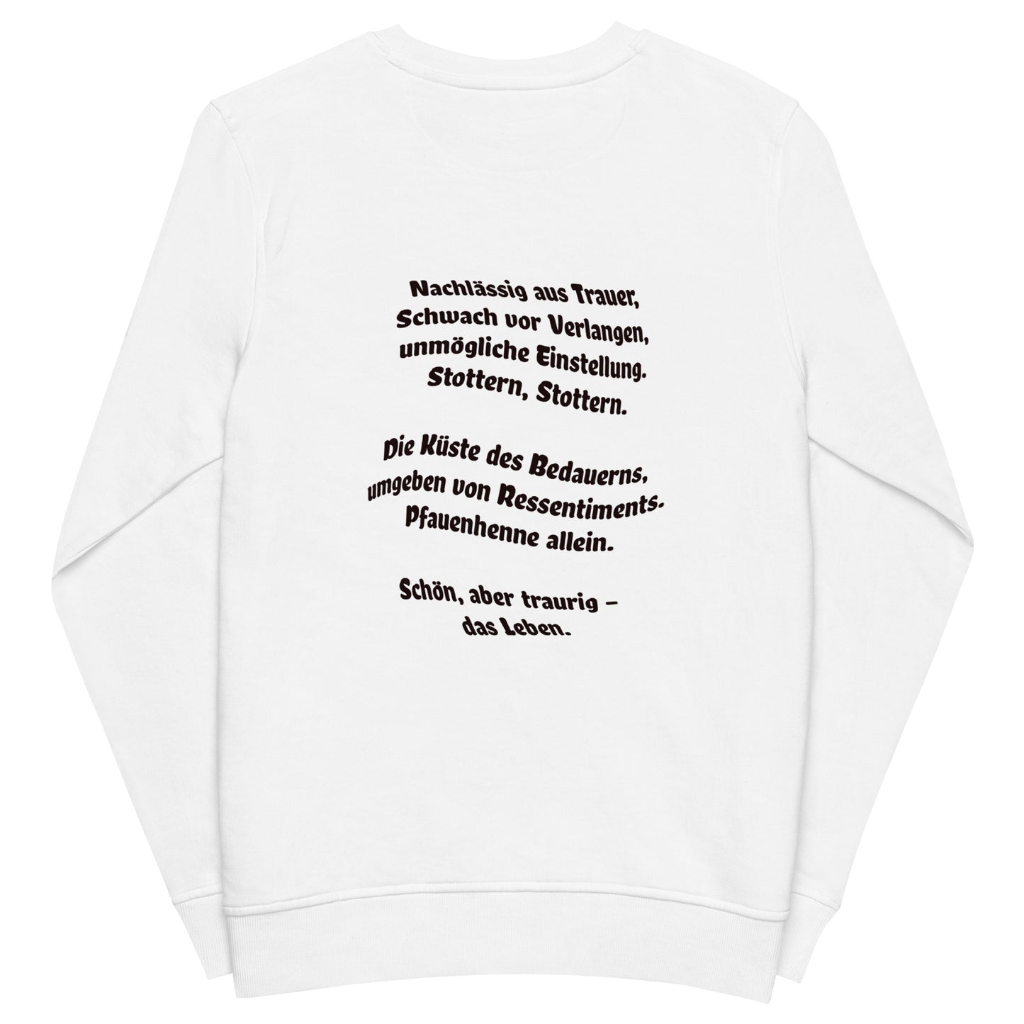 Unisex Bio-Pullover SOL'S 03574 Comet 'Meine Poesie'