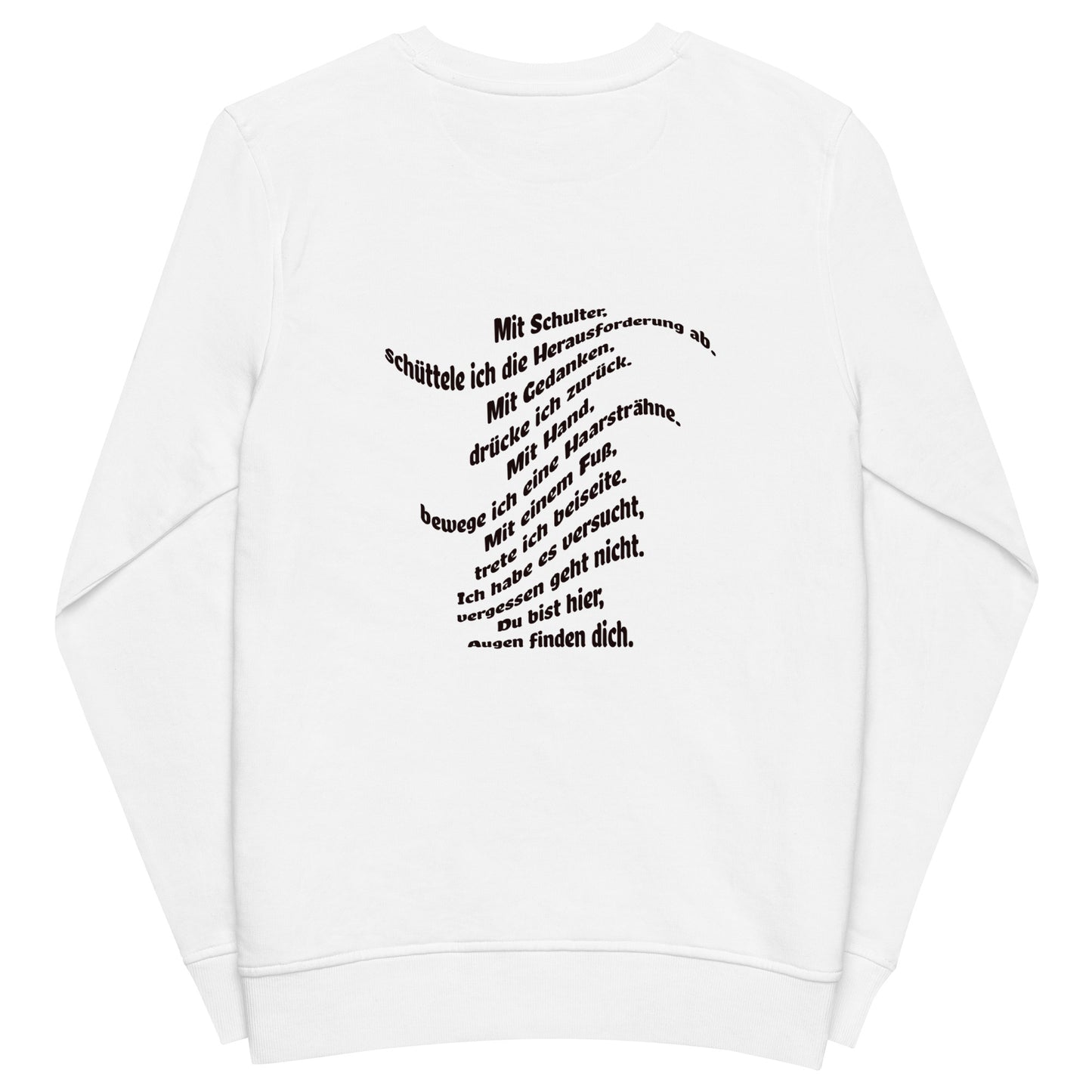 Unisex Bio-Pullover SOL'S 03574 Comet 'Meine Poesie'