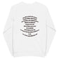 Unisex Bio-Pullover SOL'S 03574 Comet 'Meine Poesie'