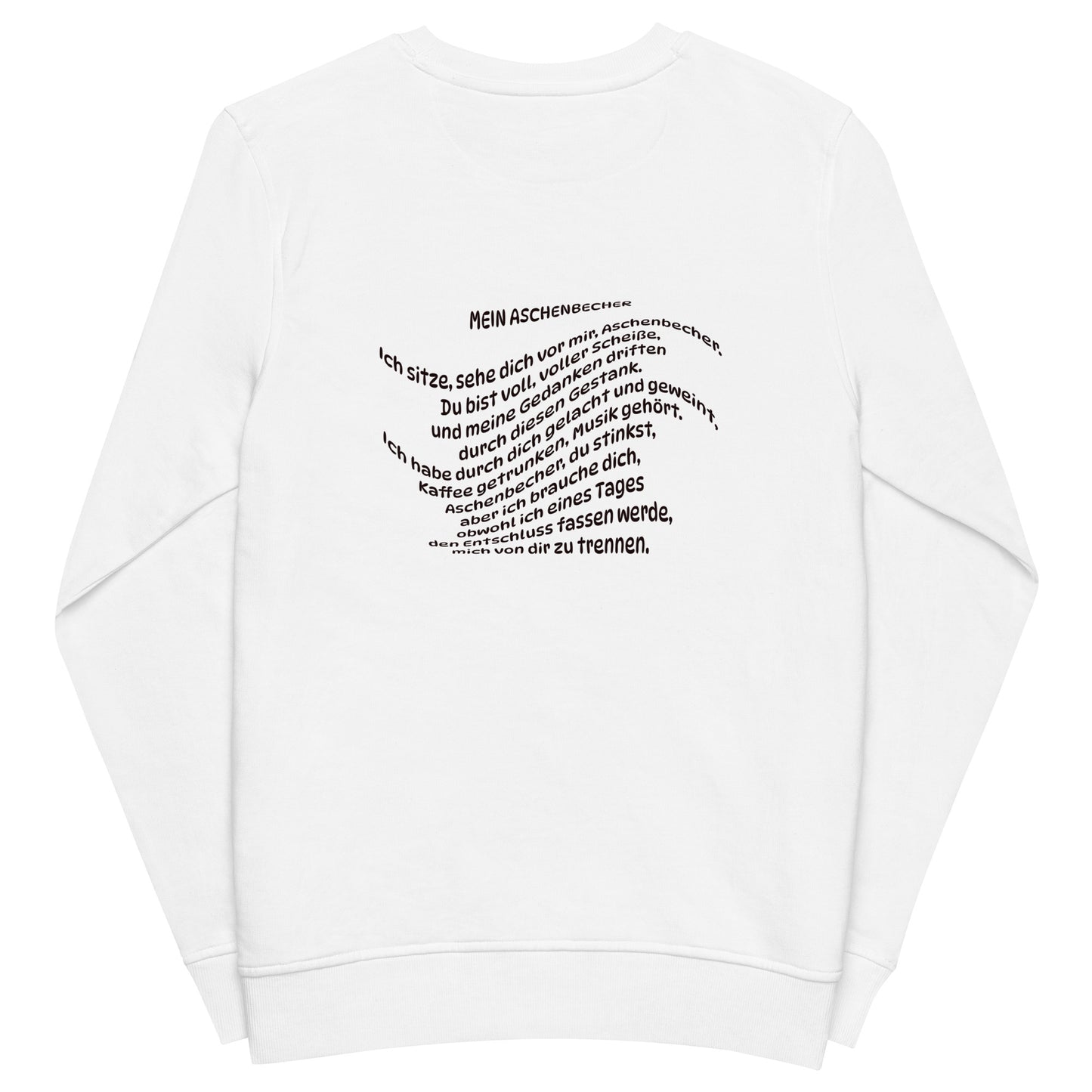 Unisex Bio-Pullover SOL'S 03574 Comet 'Meine Poesie'