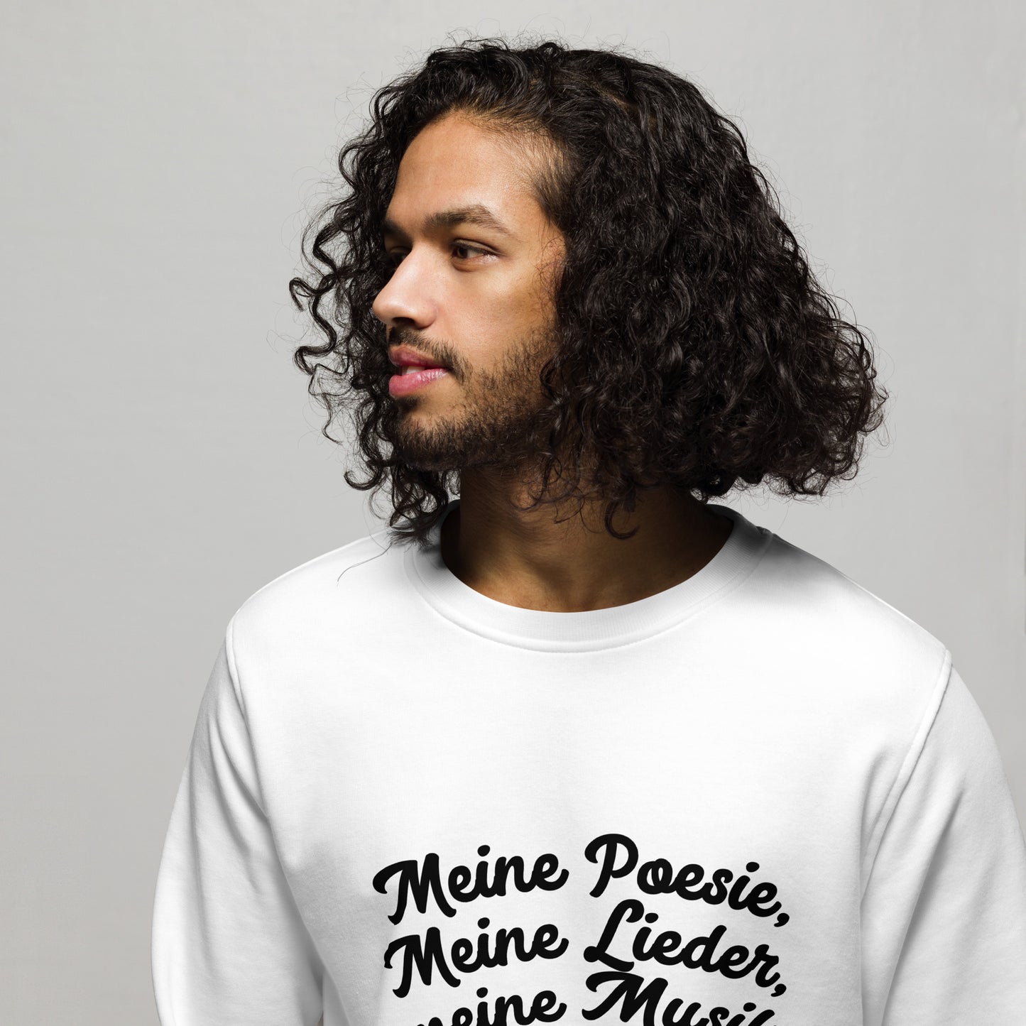 Unisex Bio-Pullover SOL'S 03574 Comet 'Meine Poesie'