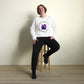 Unisex Bio-Pullover 'Breathe in, breathe out'