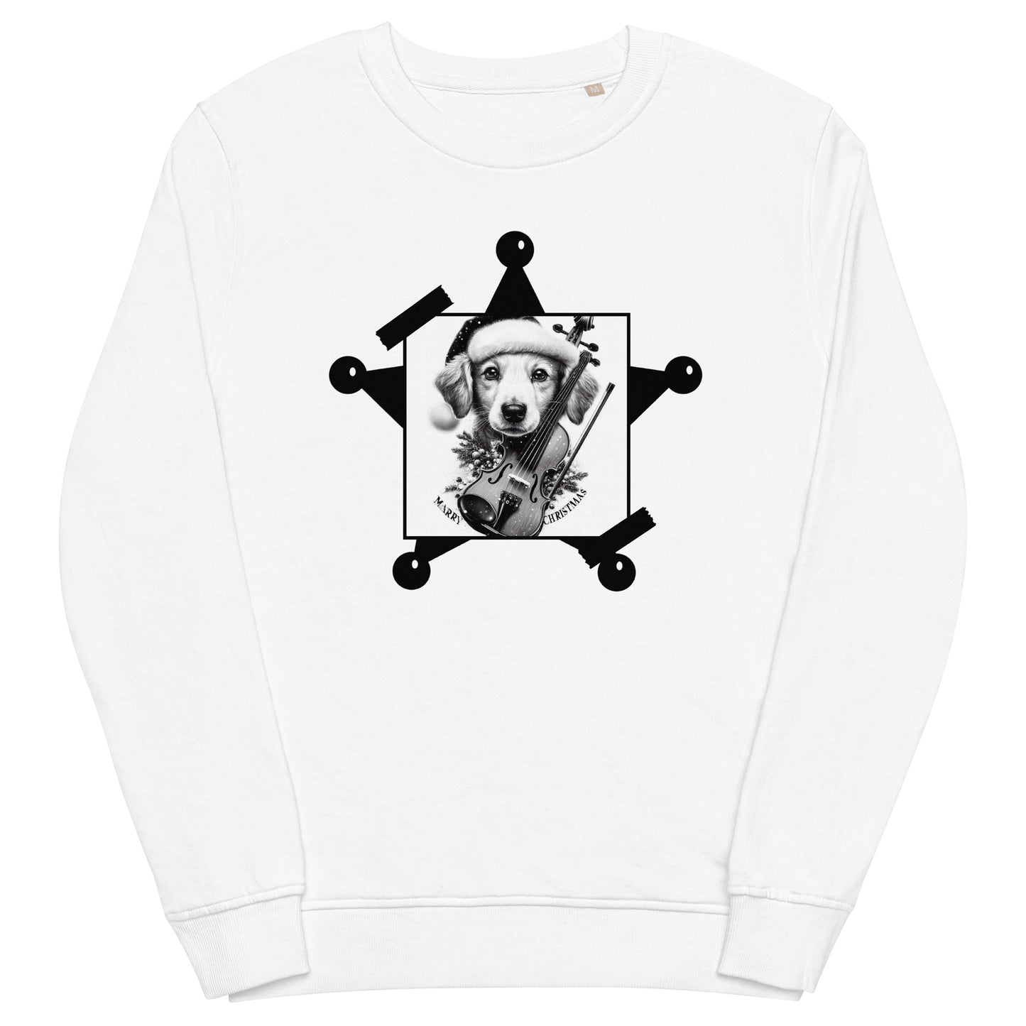 Unisex Bio-Pullover/Organischer Pullover | SOL'S 03574 'Der Hund im Stern'