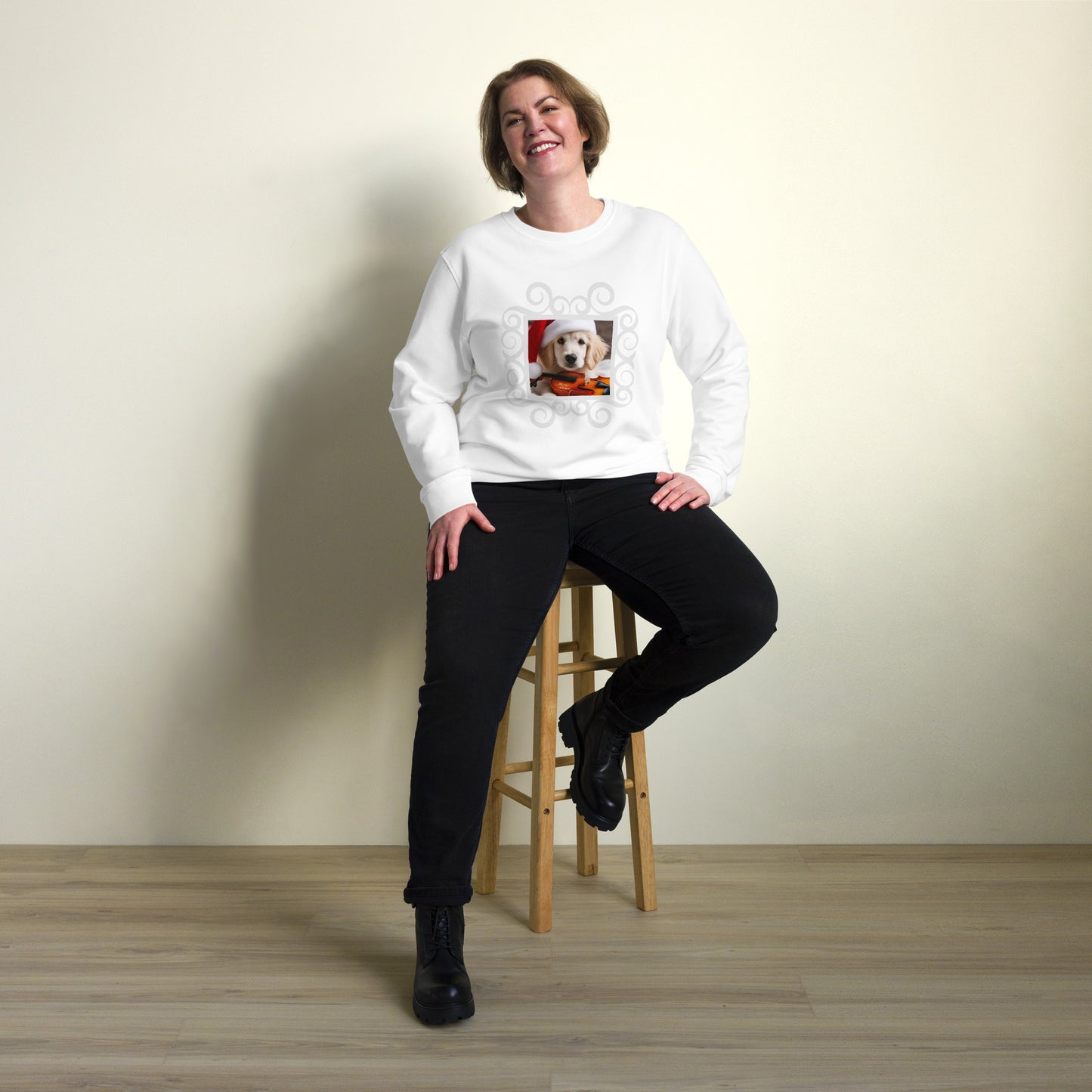 Unisex Bio-Pullover/Organischer Pullover | SOL'S 03574 'Marry Christmas'