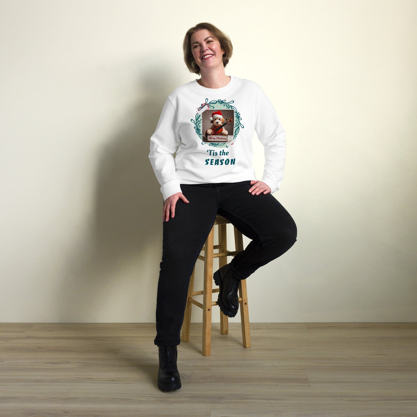 Unisex Bio-Pullover/Organischer Pullover | SOL'S 03574 'Tis the season: Marry Christmas'