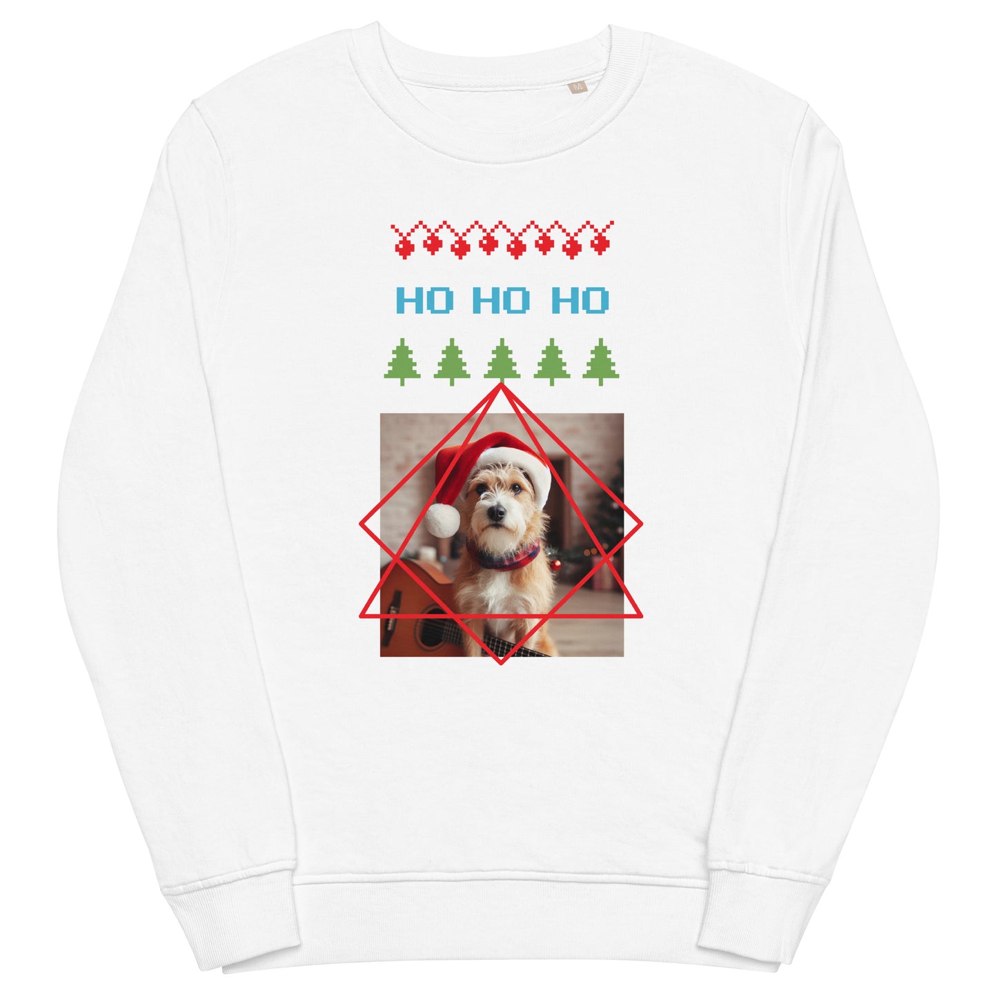 Unisex Bio-Pullover/Organischer Pullover | SOL'S 03574 'Ho ho ho'