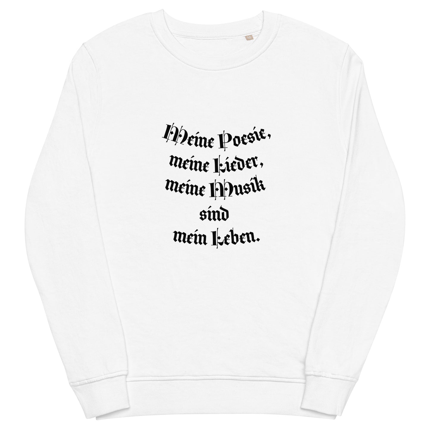 Unisex Bio-Pullover SOL'S 03574 Comet 'Meine Poesie'