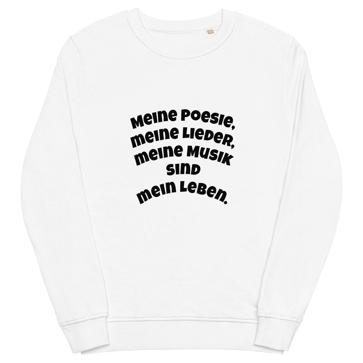 Unisex Bio-Pullover SOL'S 03574 Comet 'Meine Poesie'