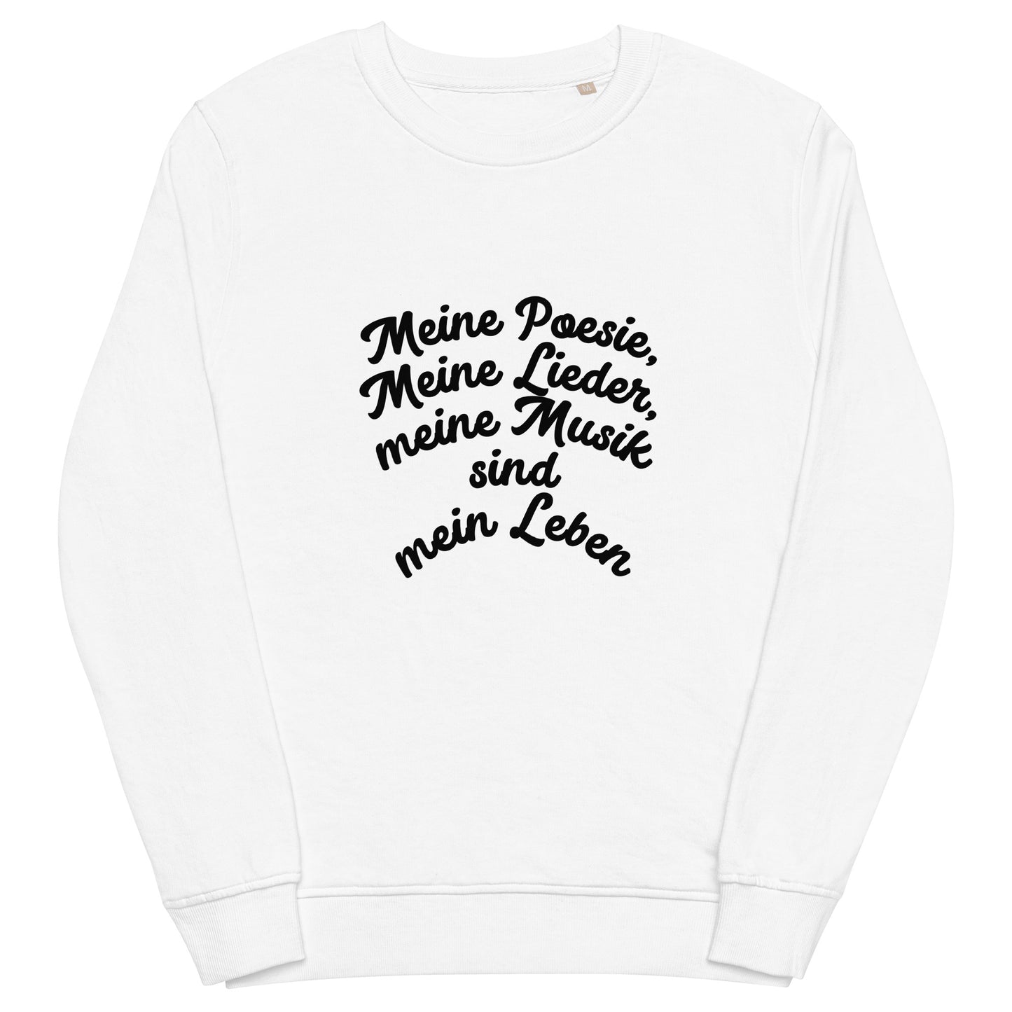 Unisex Bio-Pullover SOL'S 03574 Comet 'Meine Poesie'