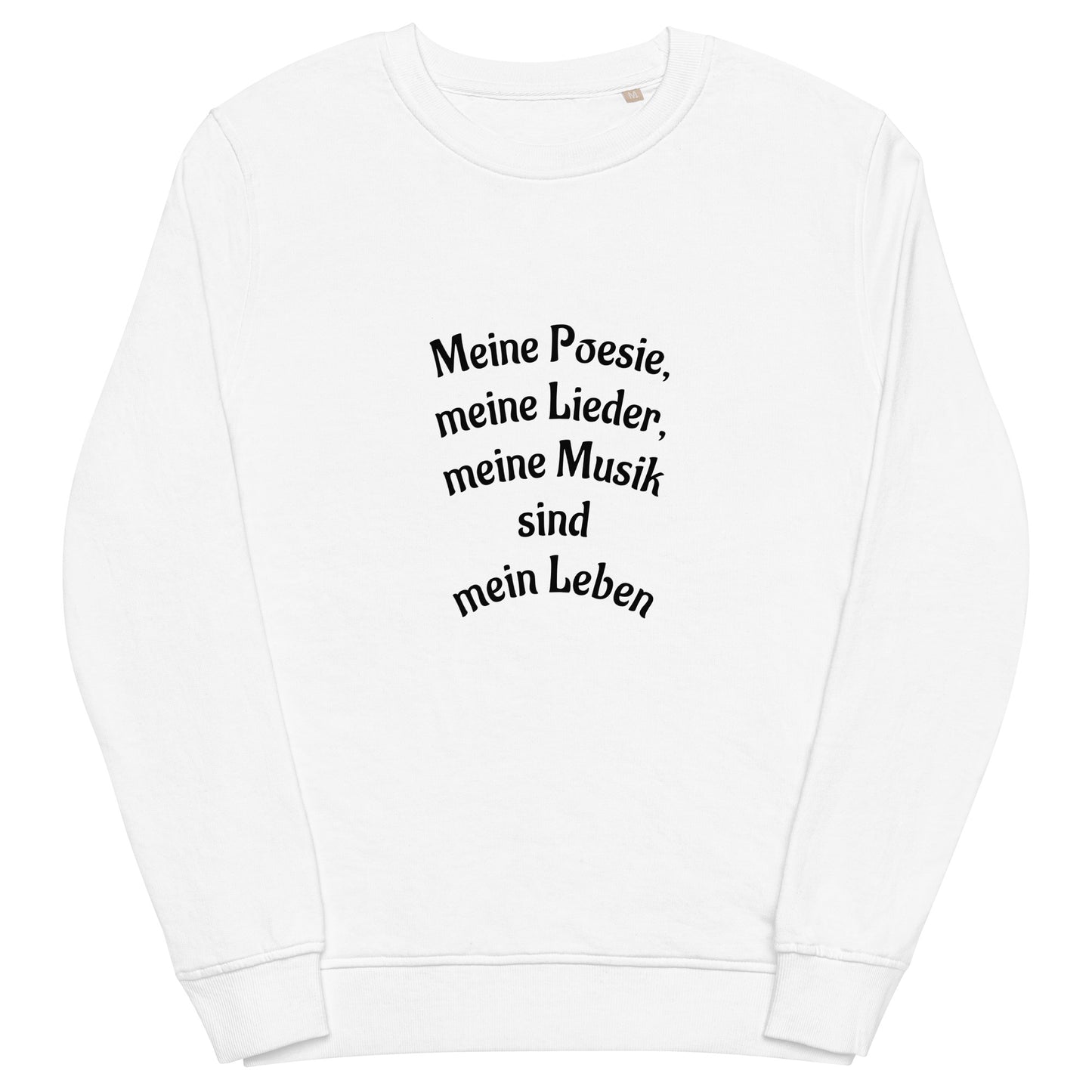 Unisex Bio-Pullover SOL'S 03574 Comet 'Meine Poesie'