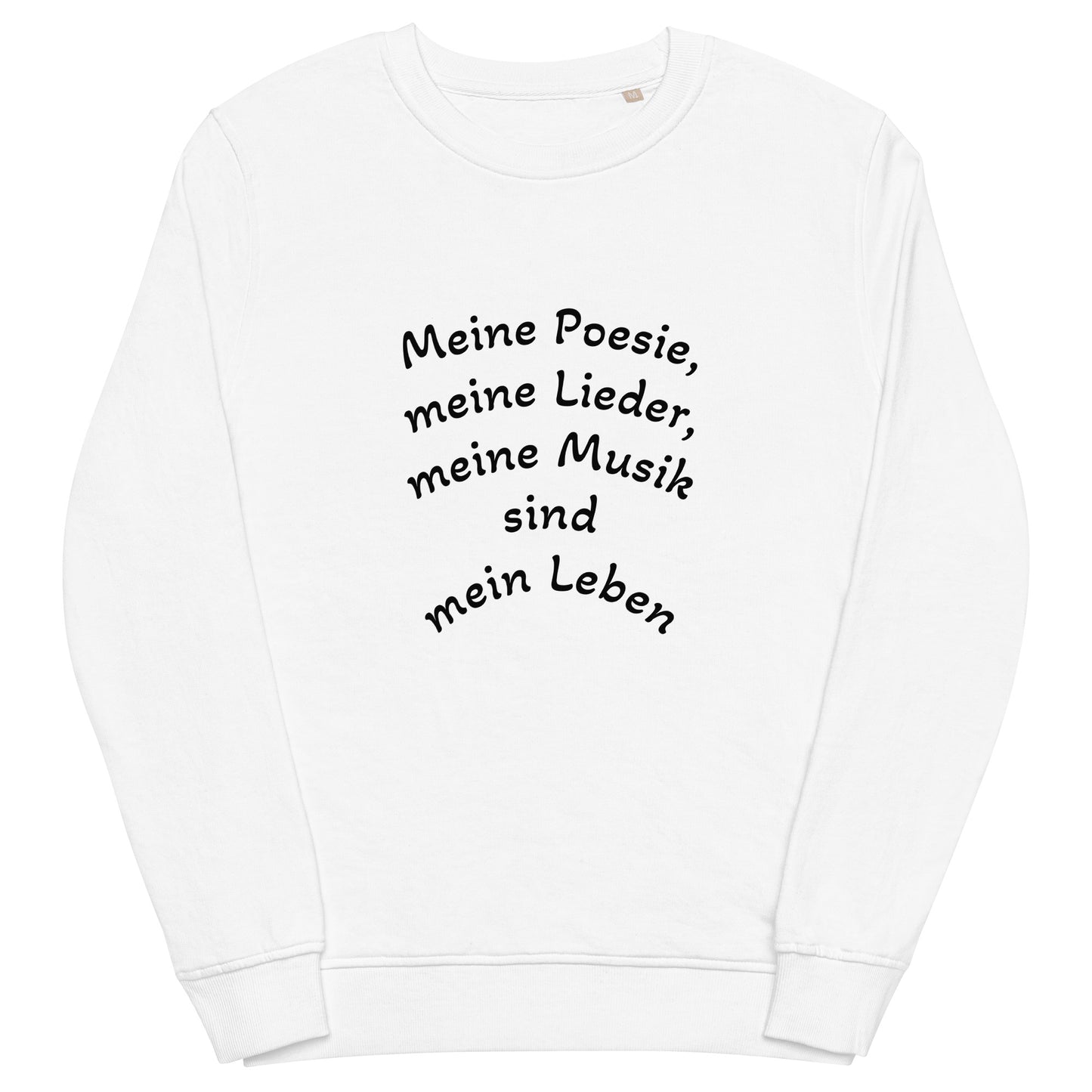 Unisex Bio-Pullover SOL'S 03574 Comet 'Meine Poesie'