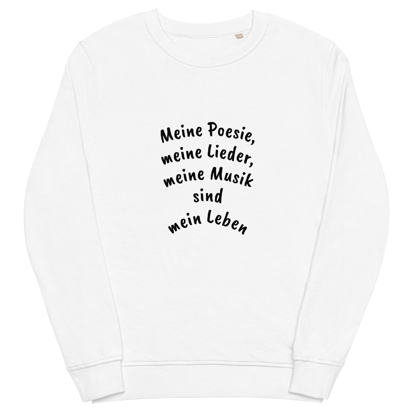 Unisex Bio-Pullover SOL'S 03574 Comet 'Meine Poesie'