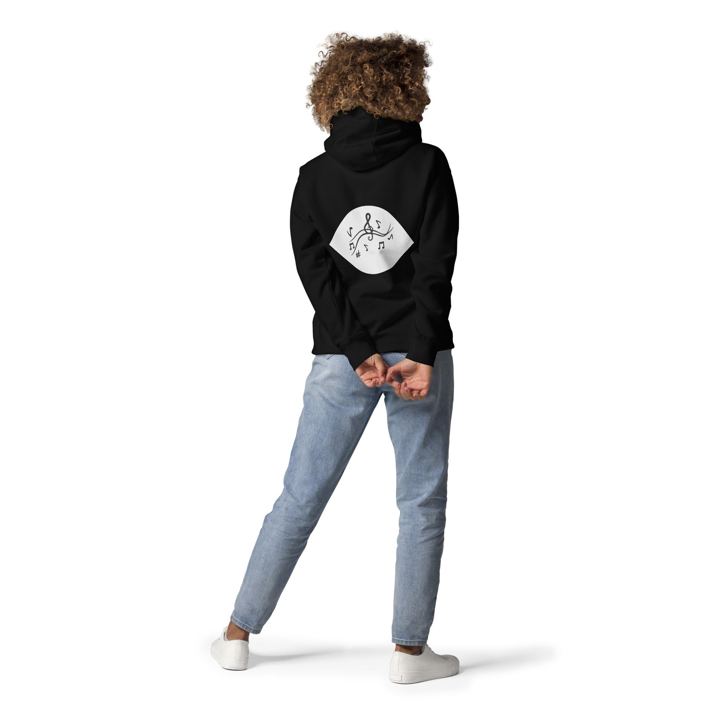 Unisex Premium-Hoodie/Kapuzenpullover | Cotton Heritage M2580 mit dem Motiv 'Music', Teil meiner 'Music is life'-Kollektion