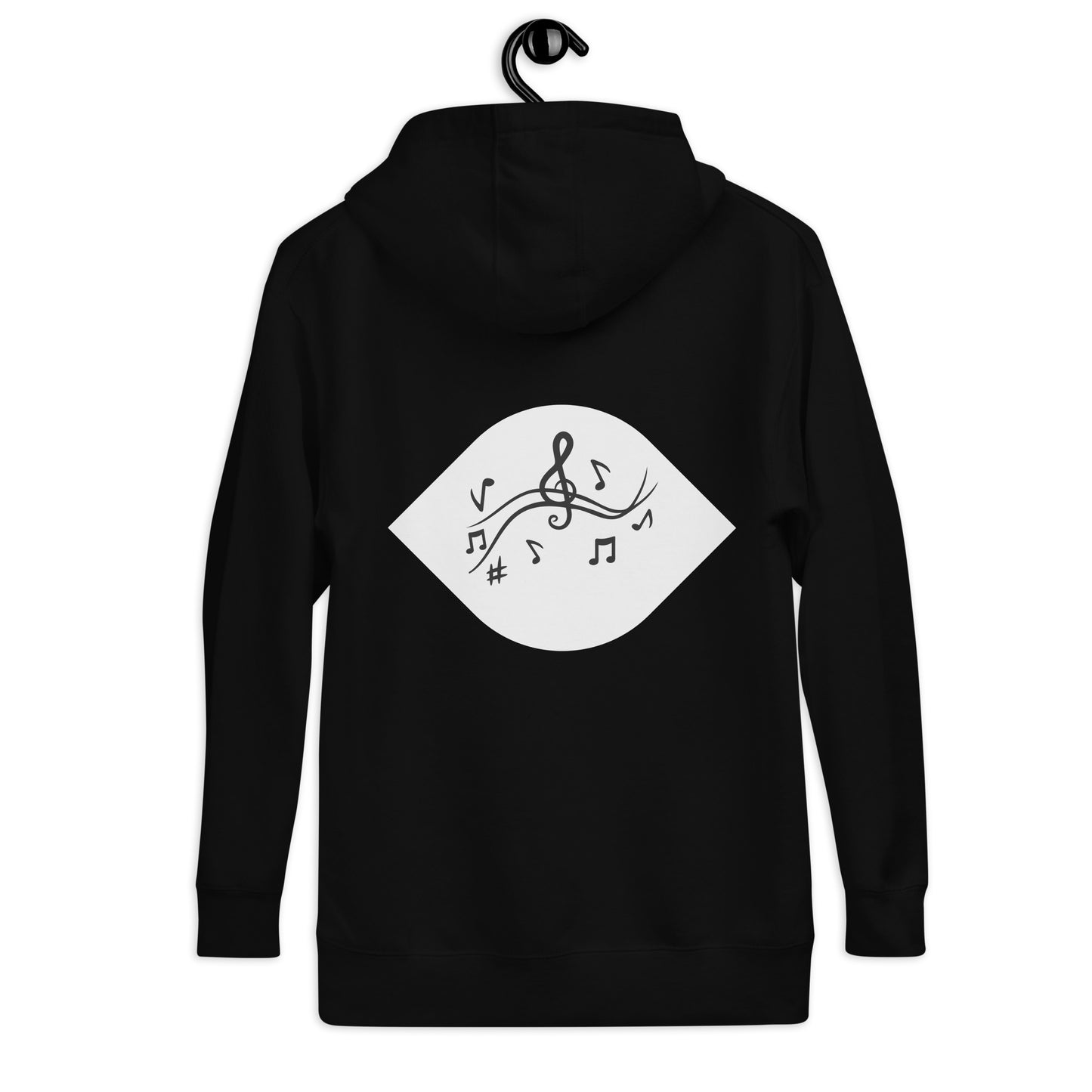 Unisex Premium-Hoodie/Kapuzenpullover | Cotton Heritage M2580 mit dem Motiv 'Music', Teil meiner 'Music is life'-Kollektion