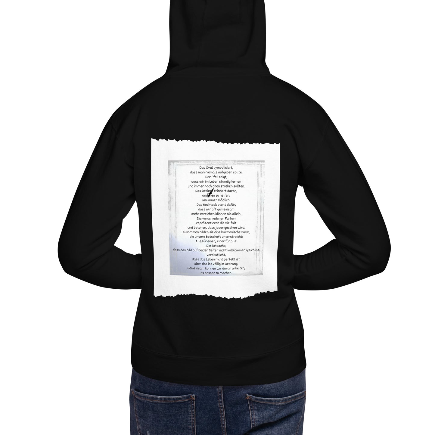 Unisex Premium-Hoodie/Kapuzenpullover | Cotton Heritage M2580 'Sei einzigartig, sei du selbst'