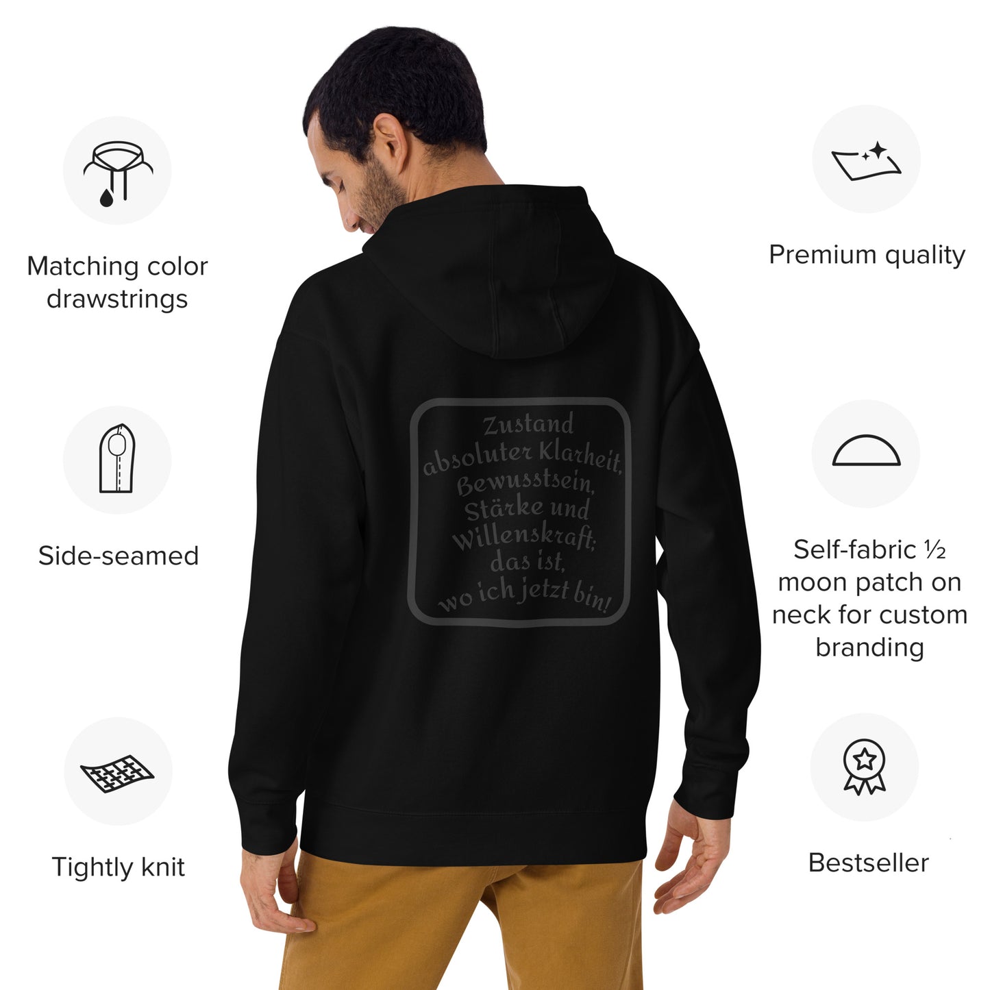 Unisex Premium-Hoodie | Cotton Heritage M2580 'Möchtest du wissen wie?'