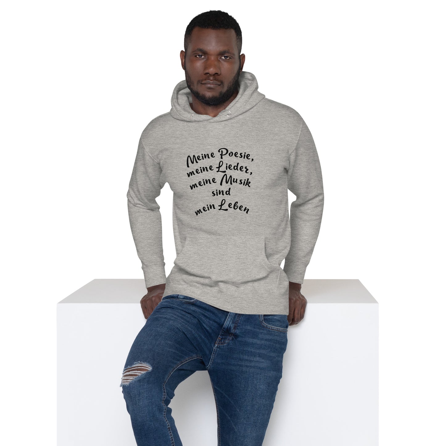 Premium Unisex Hoodie / Kapuzenpullover Cotton Heritage M2580 'Meine Poesie'