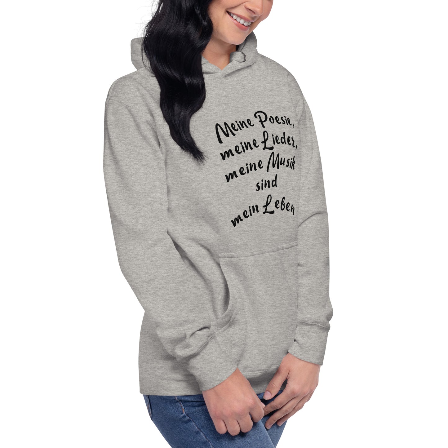 Premium Unisex Hoodie / Kapuzenpullover Cotton Heritage M2580 'Meine Poesie'