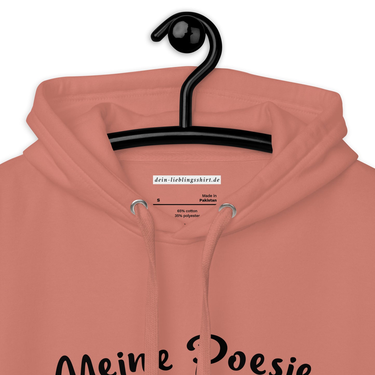 Premium Unisex Hoodie / Kapuzenpullover Cotton Heritage M2580 'Meine Poesie'