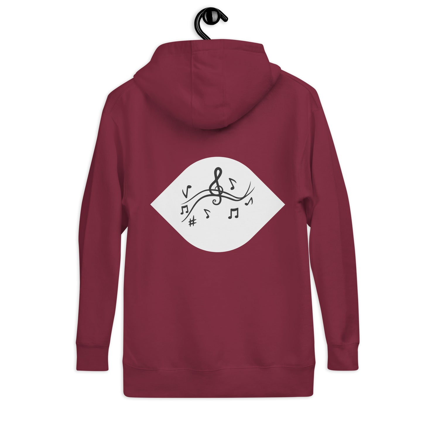 Unisex Premium-Hoodie/Kapuzenpullover | Cotton Heritage M2580 mit dem Motiv 'Music', Teil meiner 'Music is life'-Kollektion