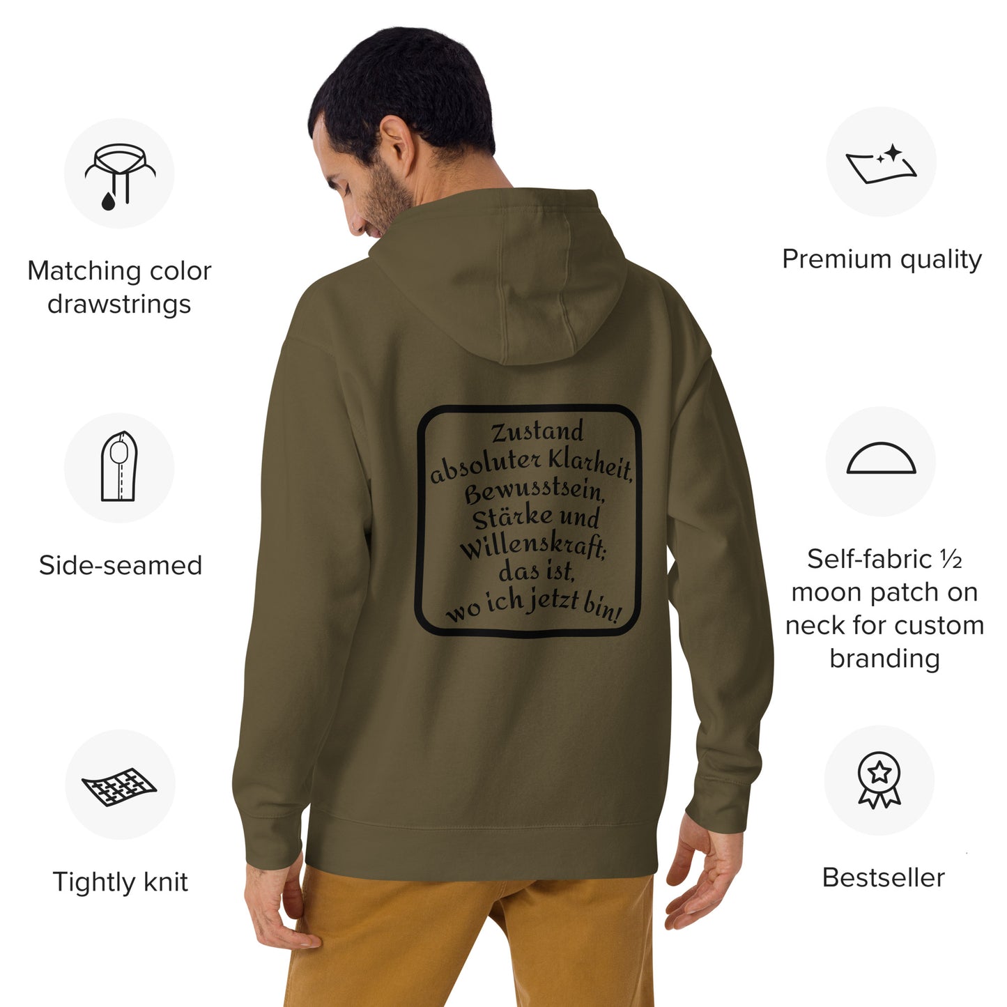 Unisex Premium-Hoodie | Cotton Heritage M2580 'Möchtest du wissen wie?'