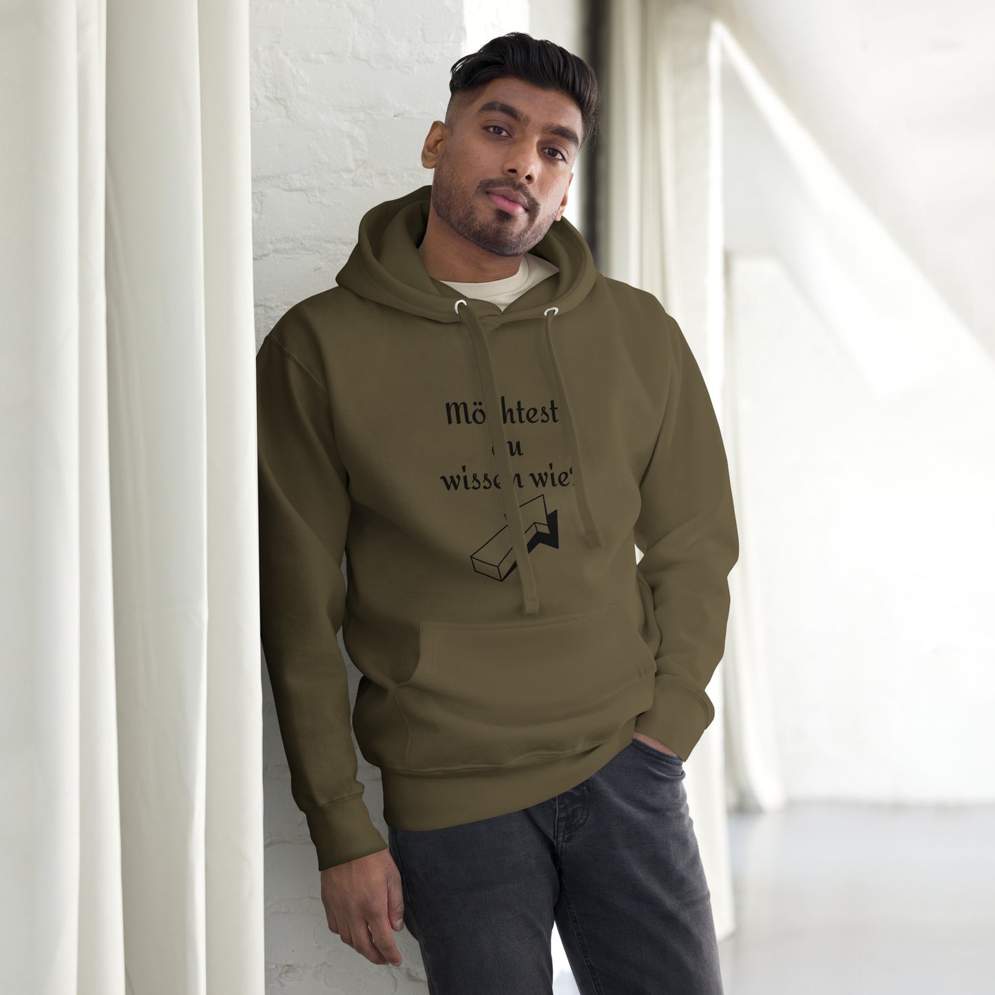 Unisex Premium-Hoodie | Cotton Heritage M2580 'Möchtest du wissen wie?'