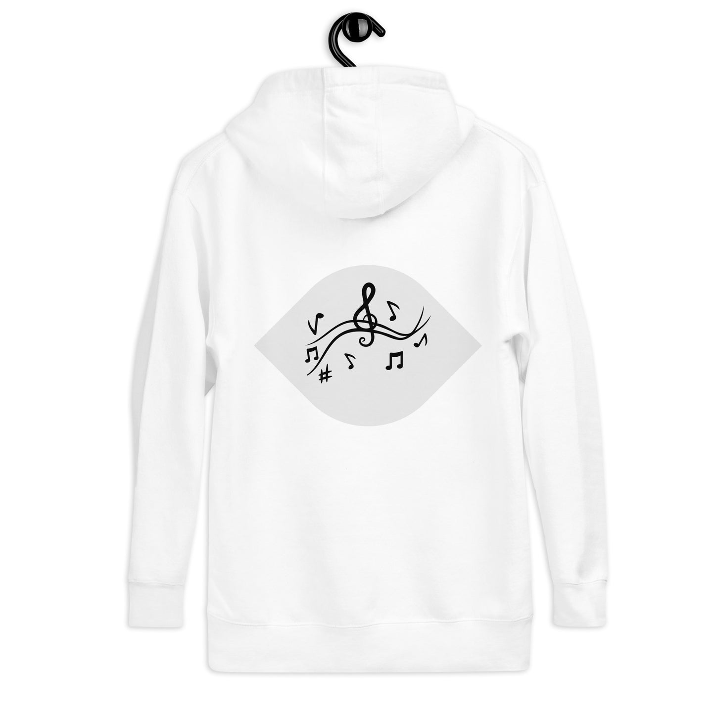 Unisex Premium-Hoodie/Kapuzenpullover | Cotton Heritage M2580 mit dem Motiv 'Music', Teil meiner 'Music is life'-Kollektion