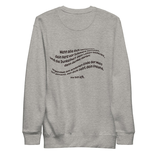 Unisex-Premium-Pullover Cotton Heritage - M2480 'Meine Poesie'