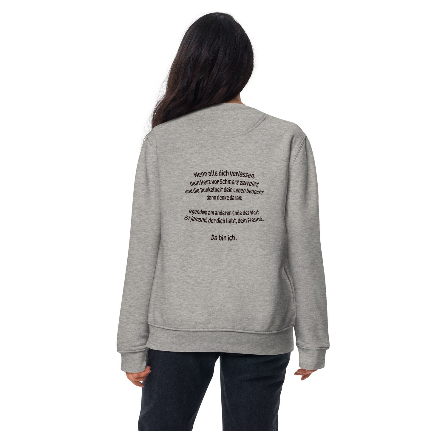 Unisex-Premium-Pullover Cotton Heritage - M2480 'Meine Poesie'