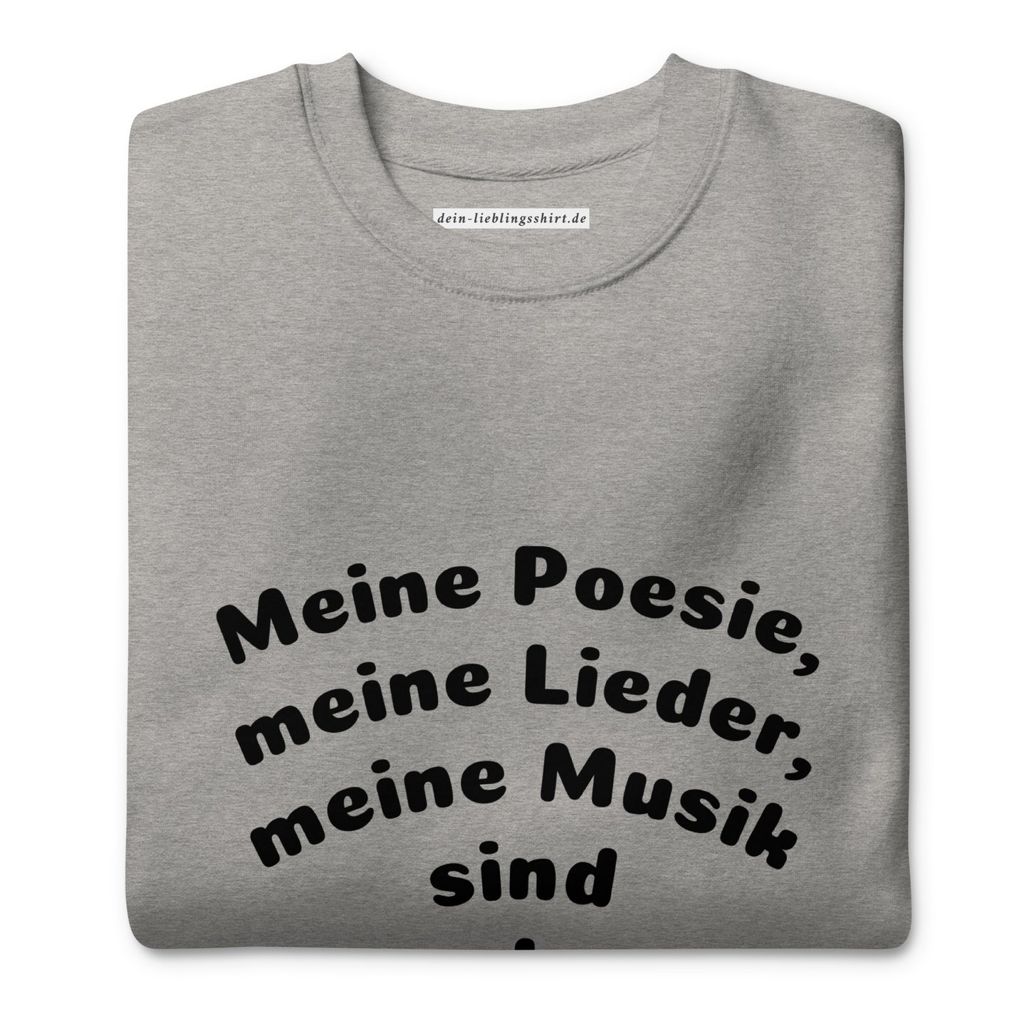 Unisex-Premium-Pullover Cotton Heritage - M2480 'Meine Poesie'