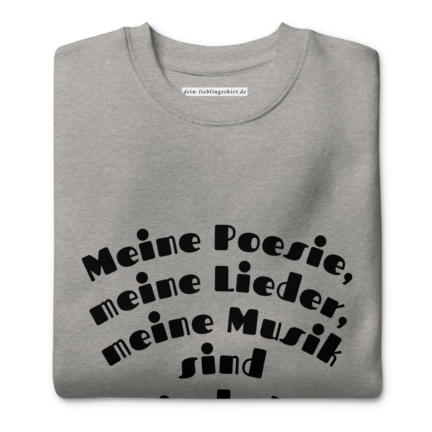 Unisex-Premium-Pullover Cotton Heritage - M2480 'Meine Poesie'