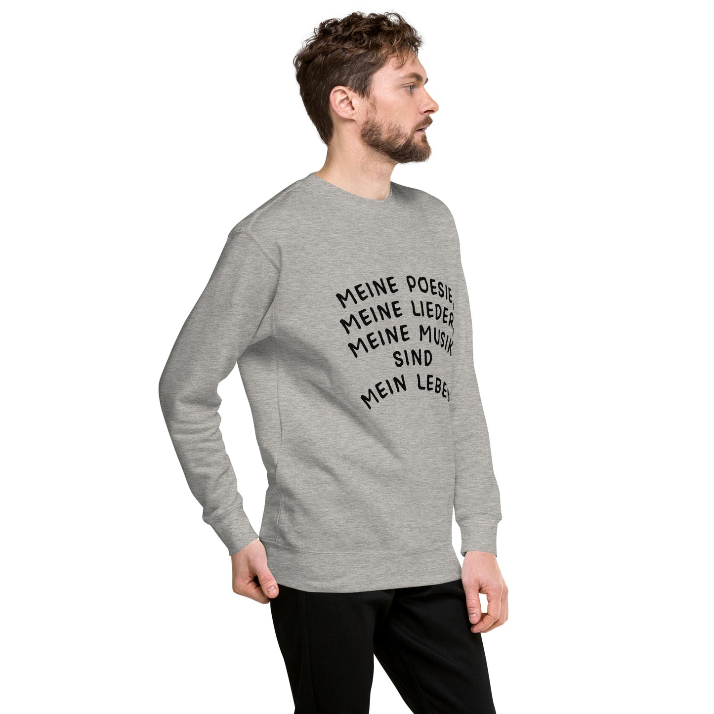 Unisex-Premium-Pullover Cotton Heritage - M2480 'Meine Poesie'