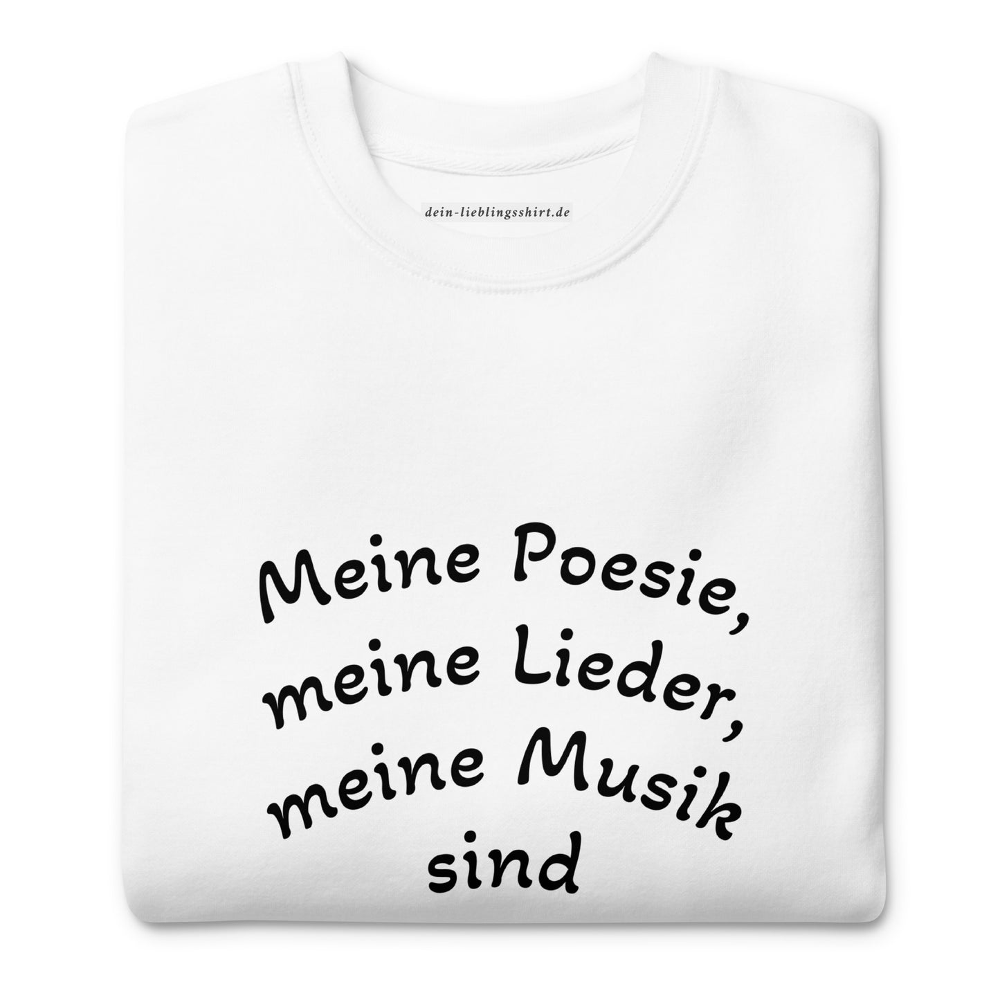 Unisex Premium Pullover | Cotton Heritage M2480 'Meine Poesie'