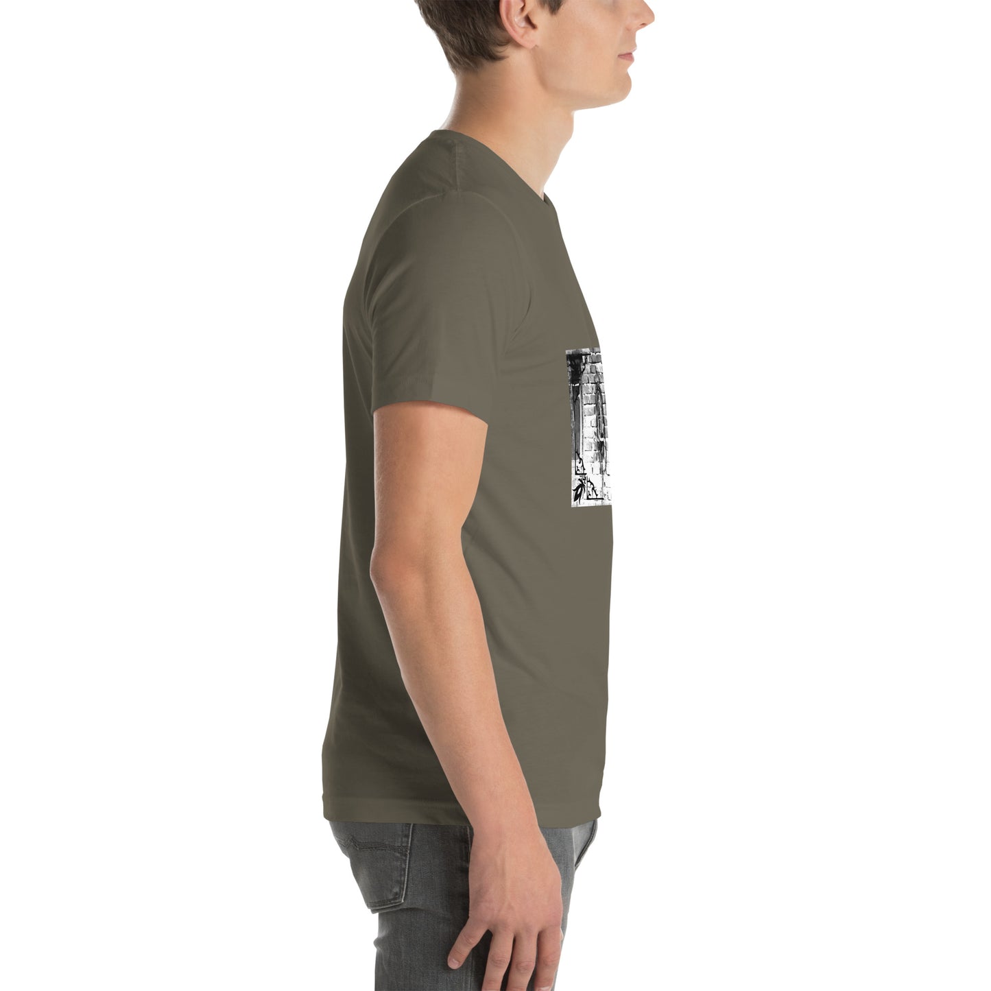 Unisex-T-Shirt 'Die verlassene Wand'