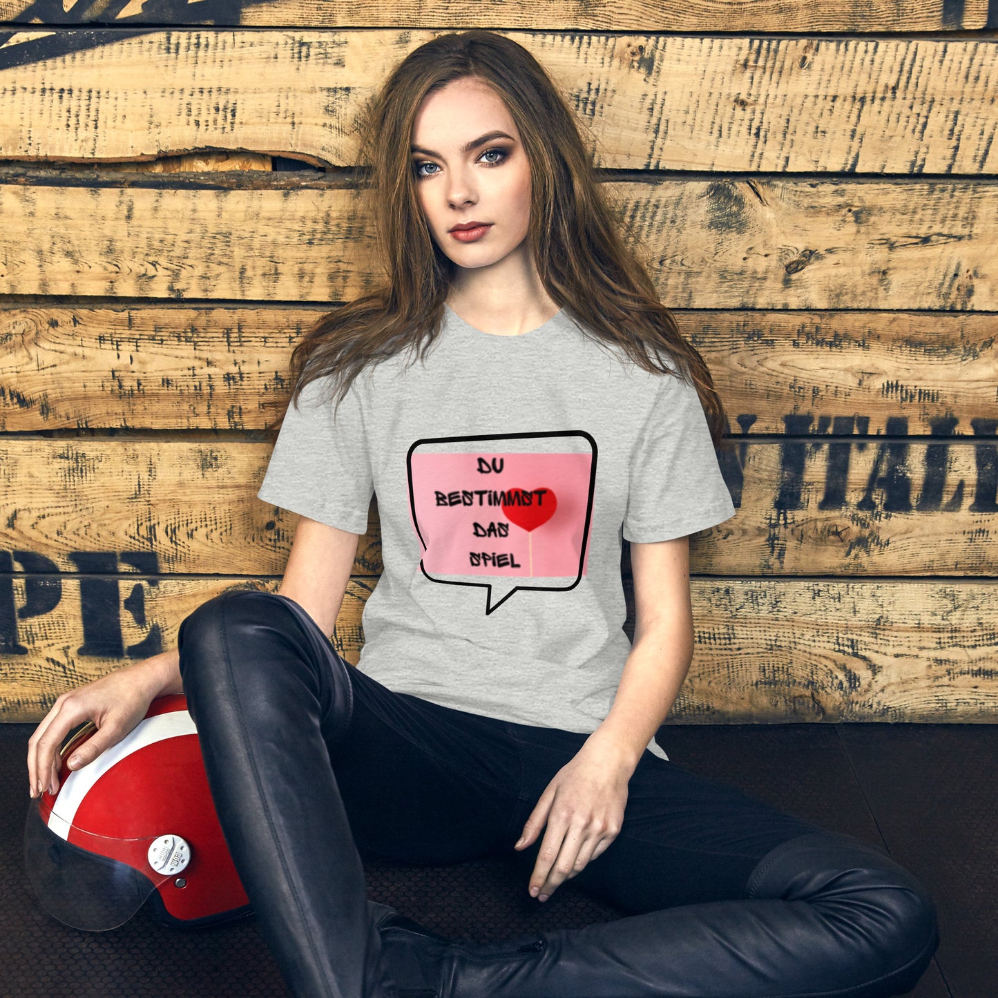 Essenzielles Unisex T-Shirt | Bella + Canvas 3001 'Du bestimmst das Spiel'