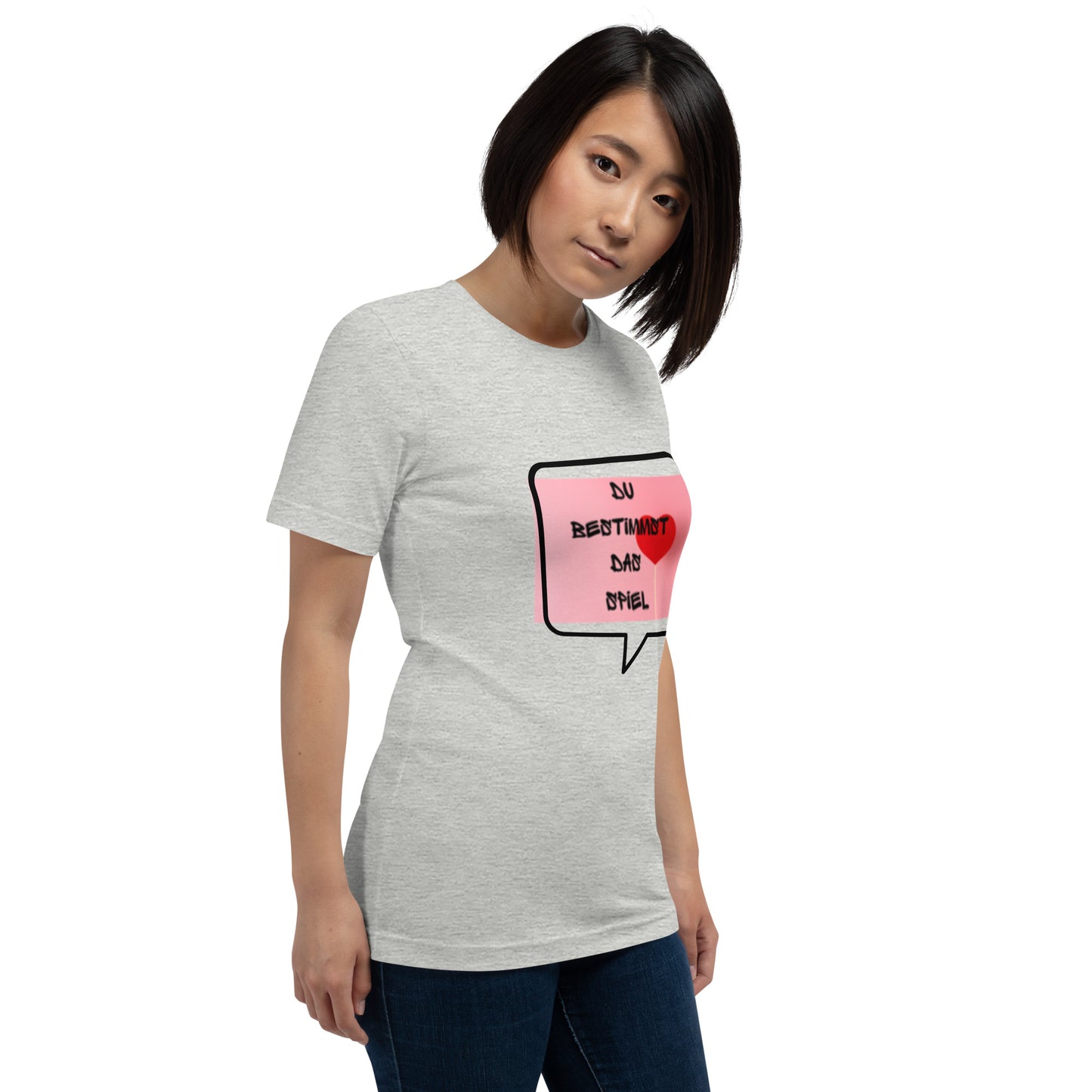 Essenzielles Unisex T-Shirt | Bella + Canvas 3001 'Du bestimmst das Spiel'