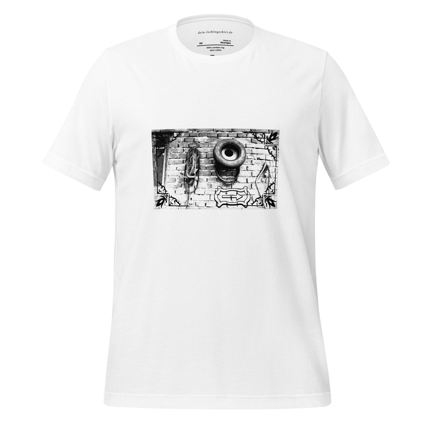 Unisex-T-Shirt 'Die verlassene Wand'