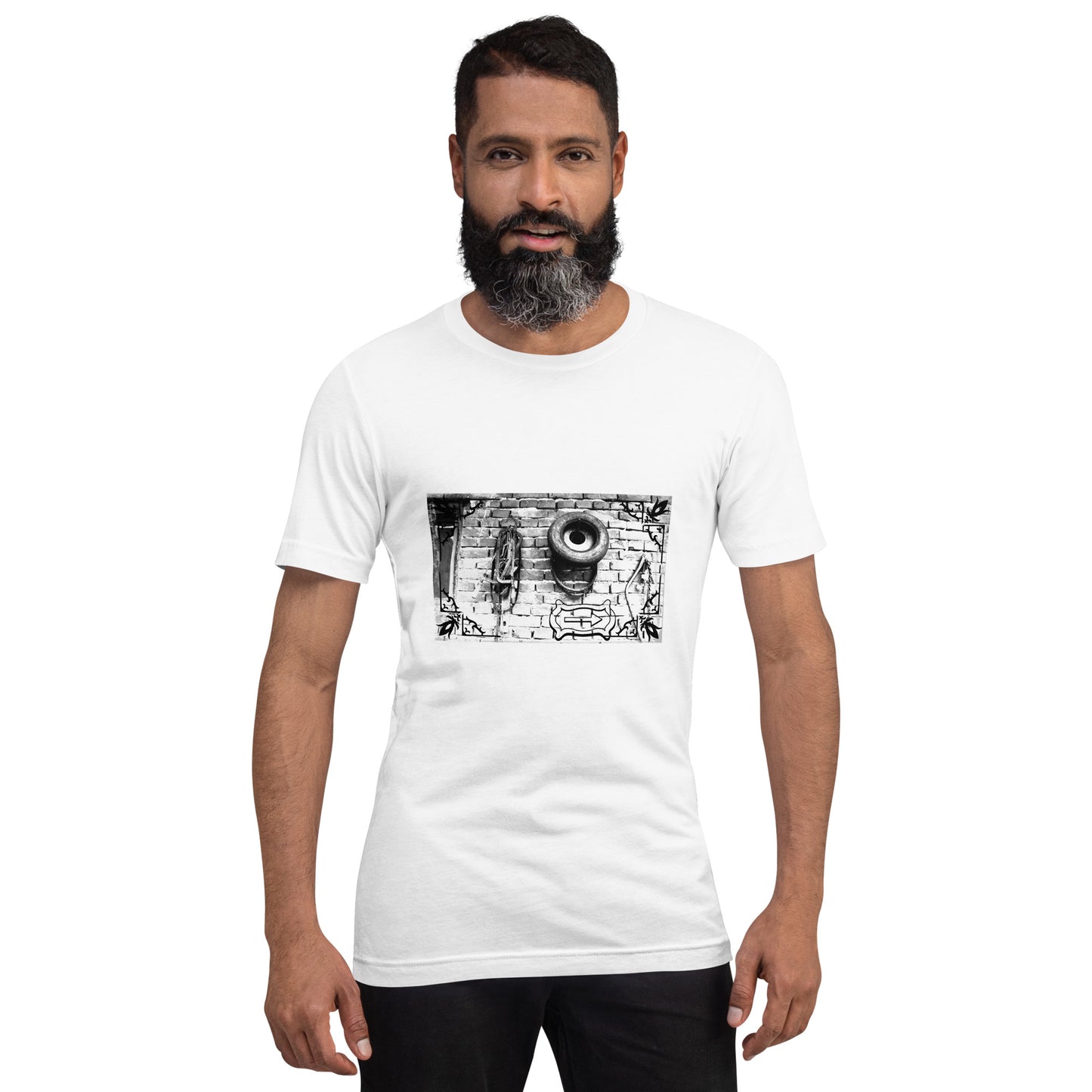 Unisex-T-Shirt 'Die verlassene Wand'