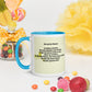 Tasse mit farbiger Innenseite (325 ml) "Happy mother's day"