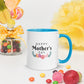 Tasse mit farbiger Innenseite (325 ml) "Happy mother's day"