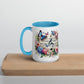 Tasse mit farbiger Innenseite 'Music is life', Teil meiner 'Music is life'-Kollektion