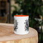 Tasse mit farbiger Innenseite 'Music is life', Teil meiner 'Music is life'-Kollektion