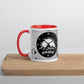 Tasse mit farbiger Innenseite 'Never give up'